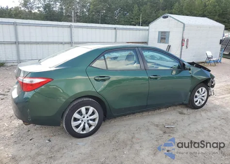 2014 Toyota Corolla L from USA, damaged, VIN 2T1BURHE6EC047595